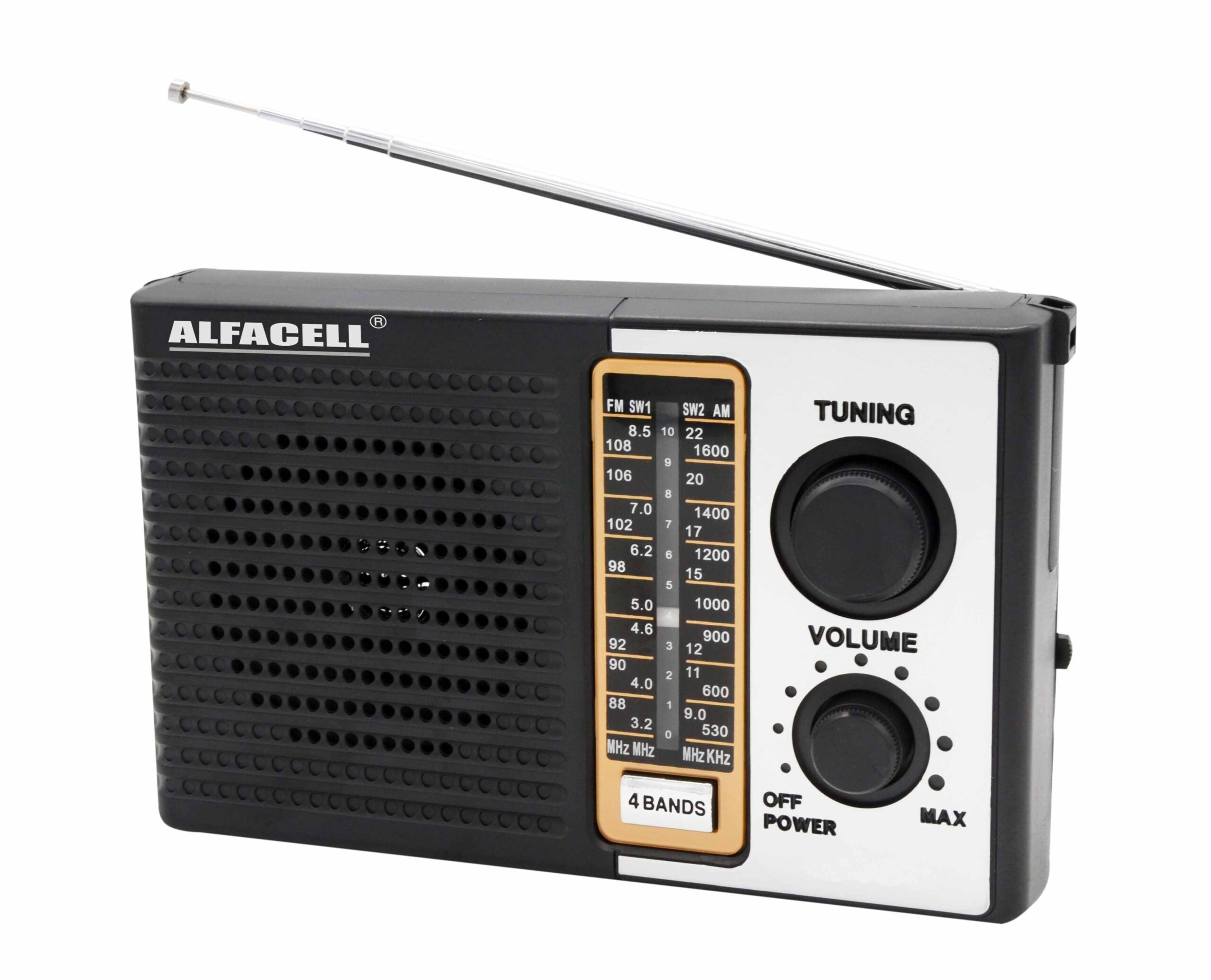 RÁDIO PORTÁTIL POTÊNCIA MÁXIMA: 3W