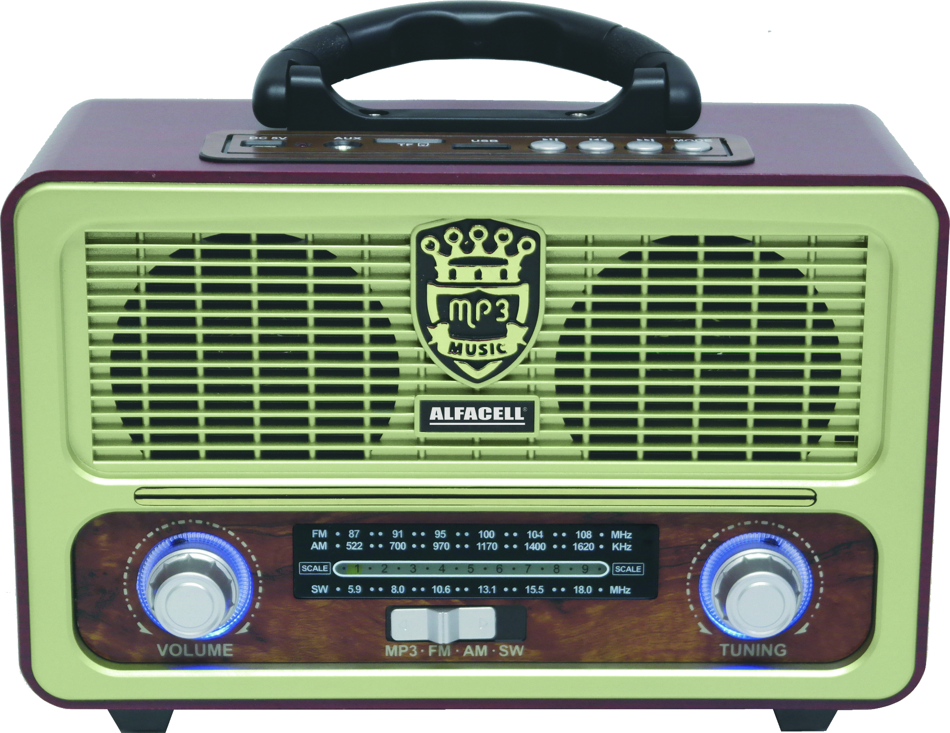 RÁDIO PORTÁTIL POTÊNCIA MÁXIMA: 5W