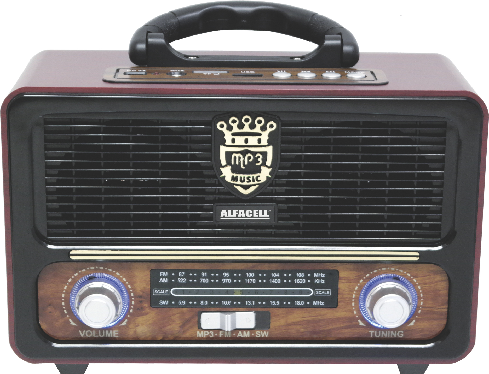 RÁDIO PORTÁTIL POTÊNCIA MÁXIMA: 5W