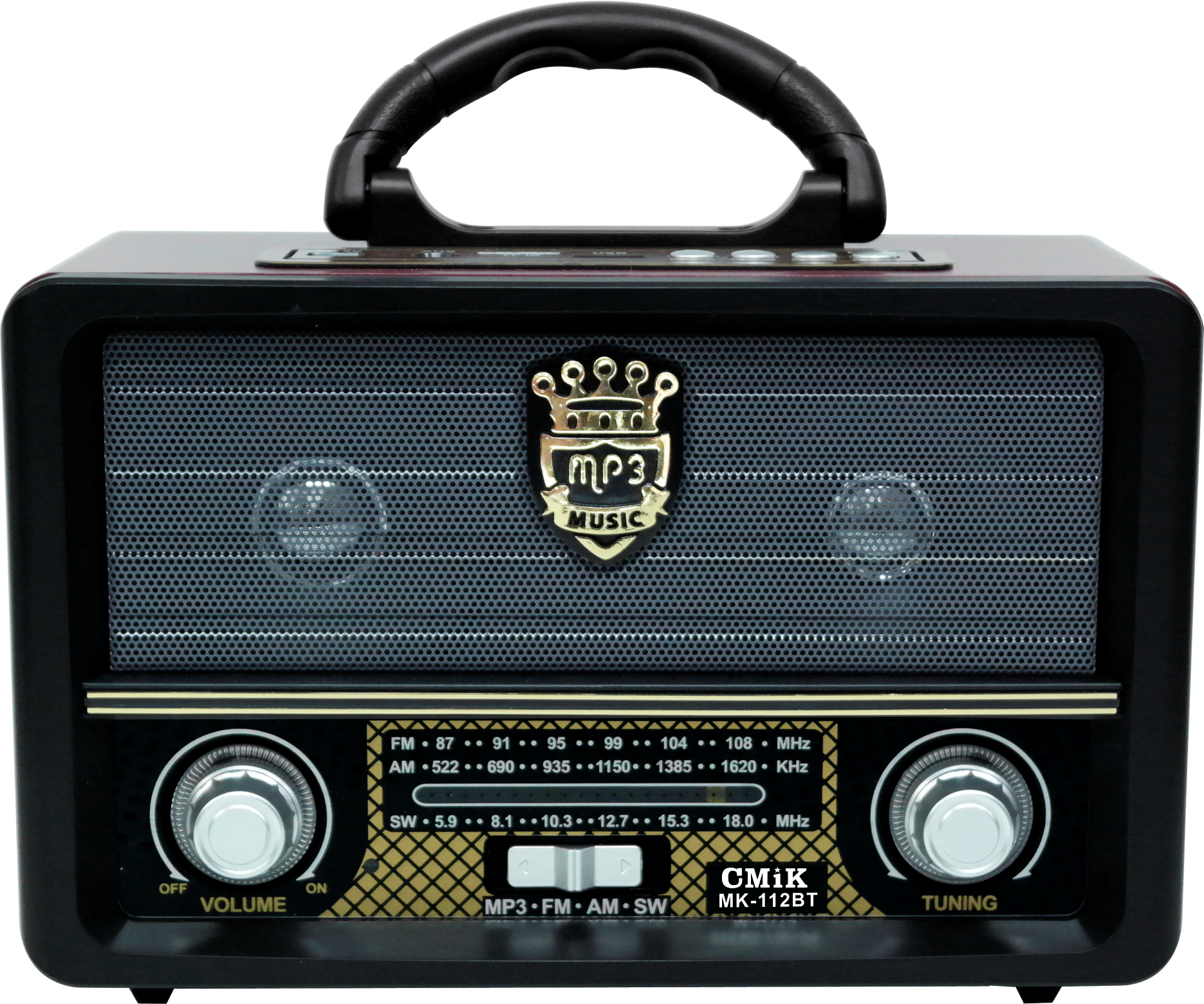 RÁDIO PORTÁTIL POTÊNCIA MÁXIMA: 5W