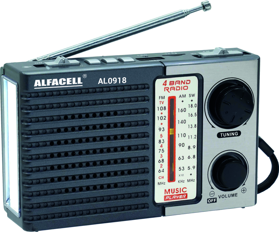 RÁDIO PORTÁTIL POTÊNCIA MÁXIMA: 3W