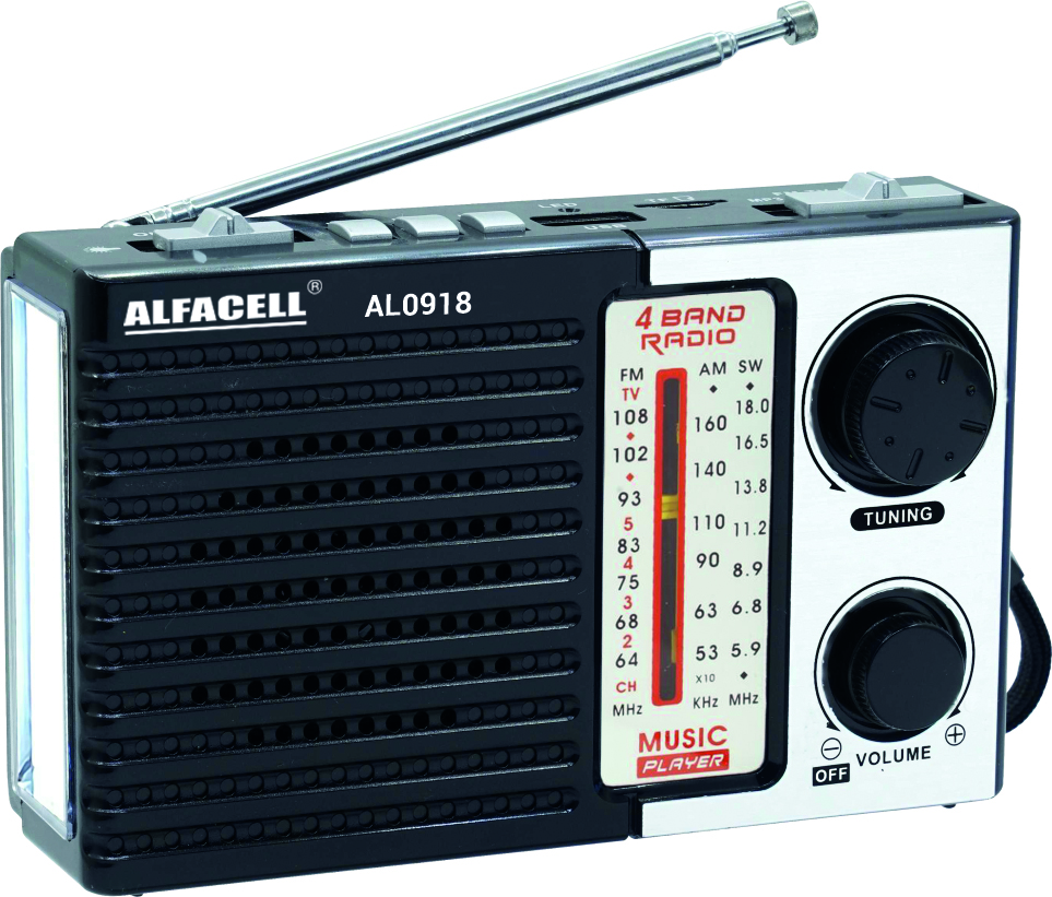 RÁDIO PORTÁTIL POTÊNCIA MÁXIMA: 3W