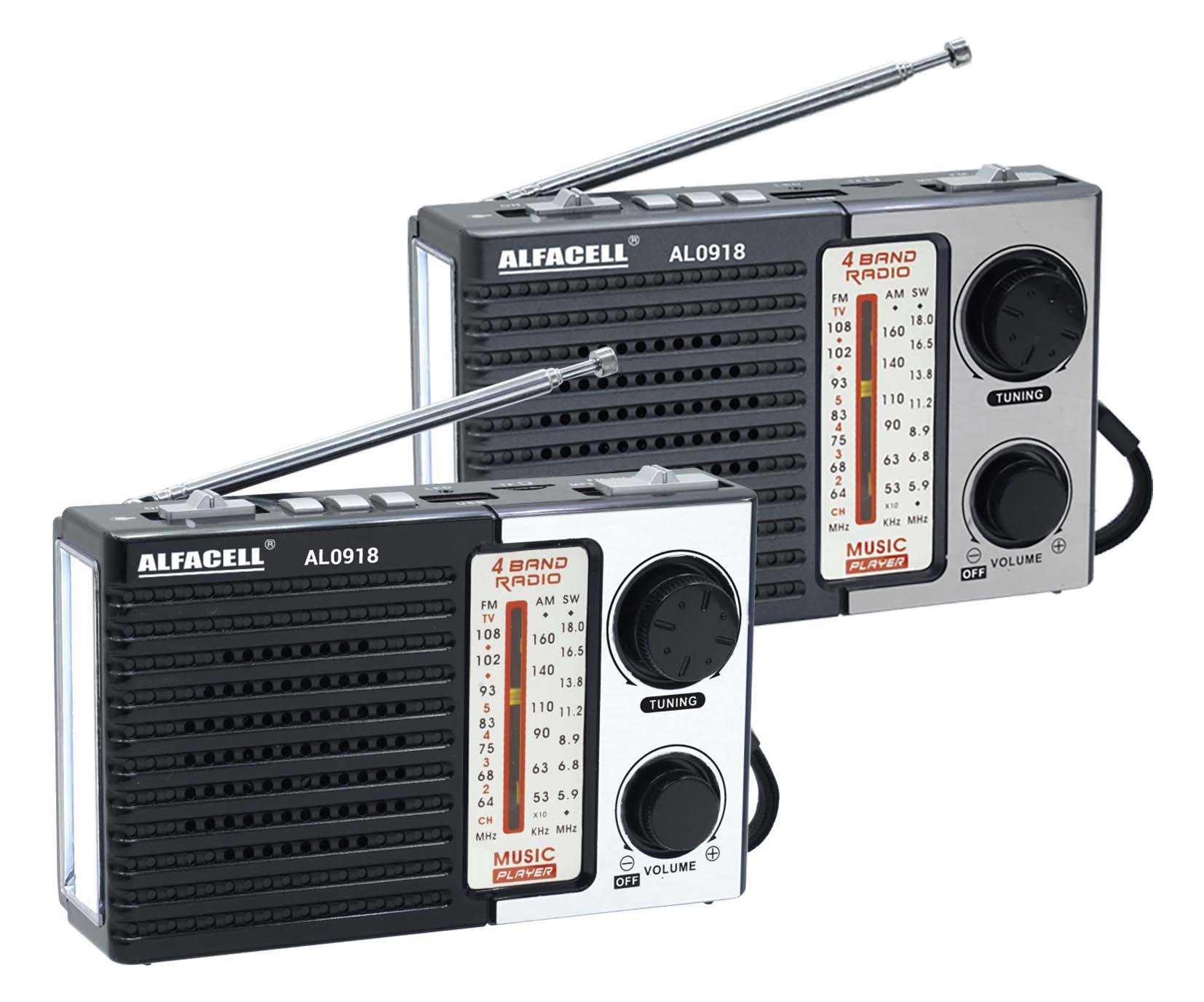 RÁDIO PORTÁTIL POTÊNCIA MÁXIMA: 3W