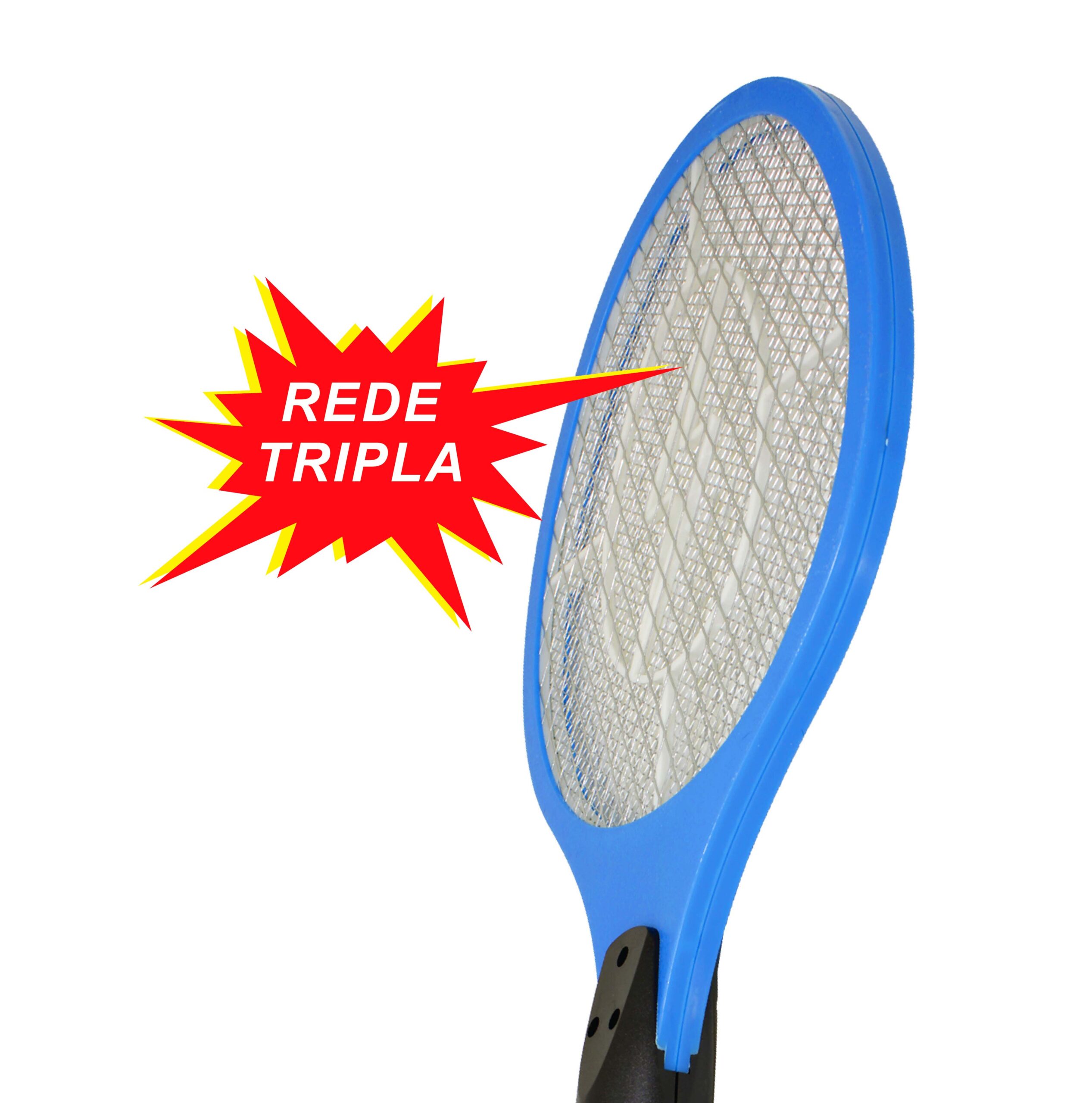 RAQUETE MATA MOSQUITO AZUL RECARREGÁVEL – BIVOLT
