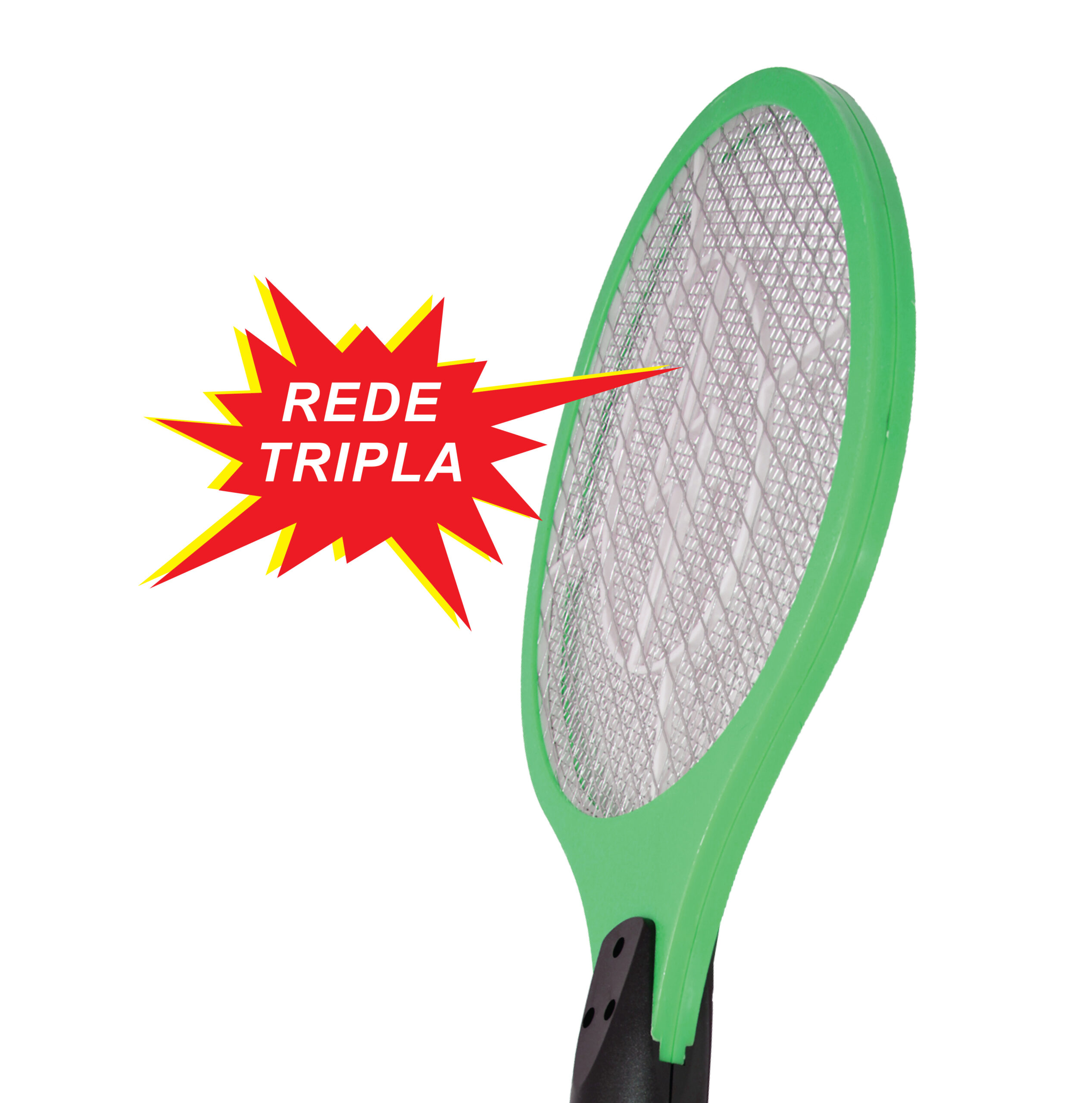 RAQUETE MATA MOSQUITO VERDE RECARREGÁVEL – BIVOLT