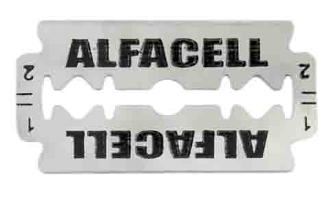 LÂMINA PARA BARBEAR ALFACELL – CT/10 CXS – (5 LÂMINAS CADA CX)