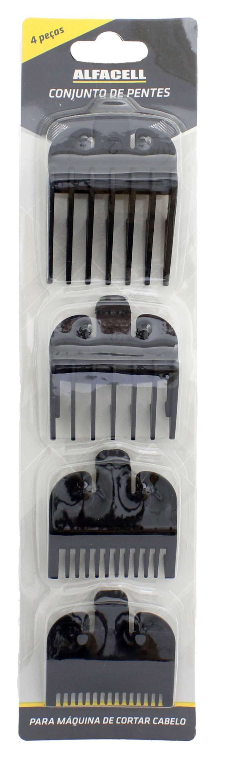 CONJUNTO DE PENTES PARA MÁQUINA DE CORTAR CABELO (4 PEÇAS)