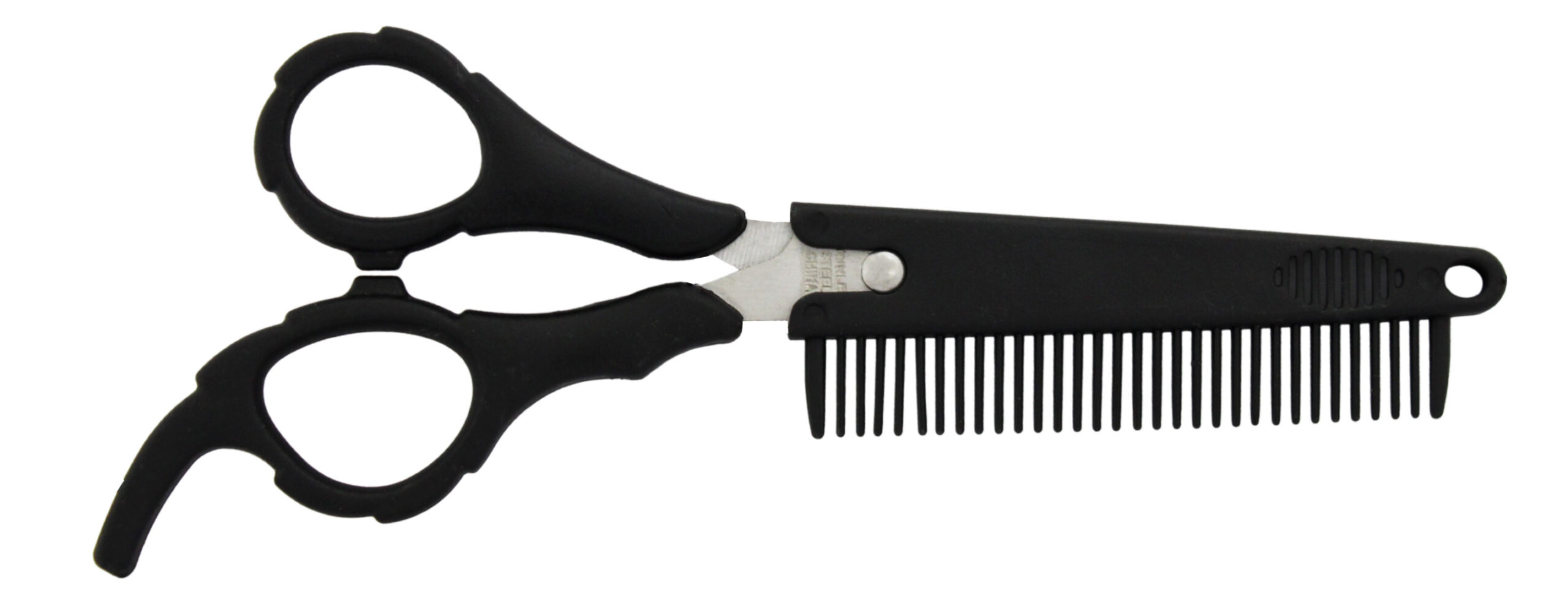 KIT TESOURAS PARA BARBEARIA (1 TESOURA LISA E 1 TESOURA DENTADA,