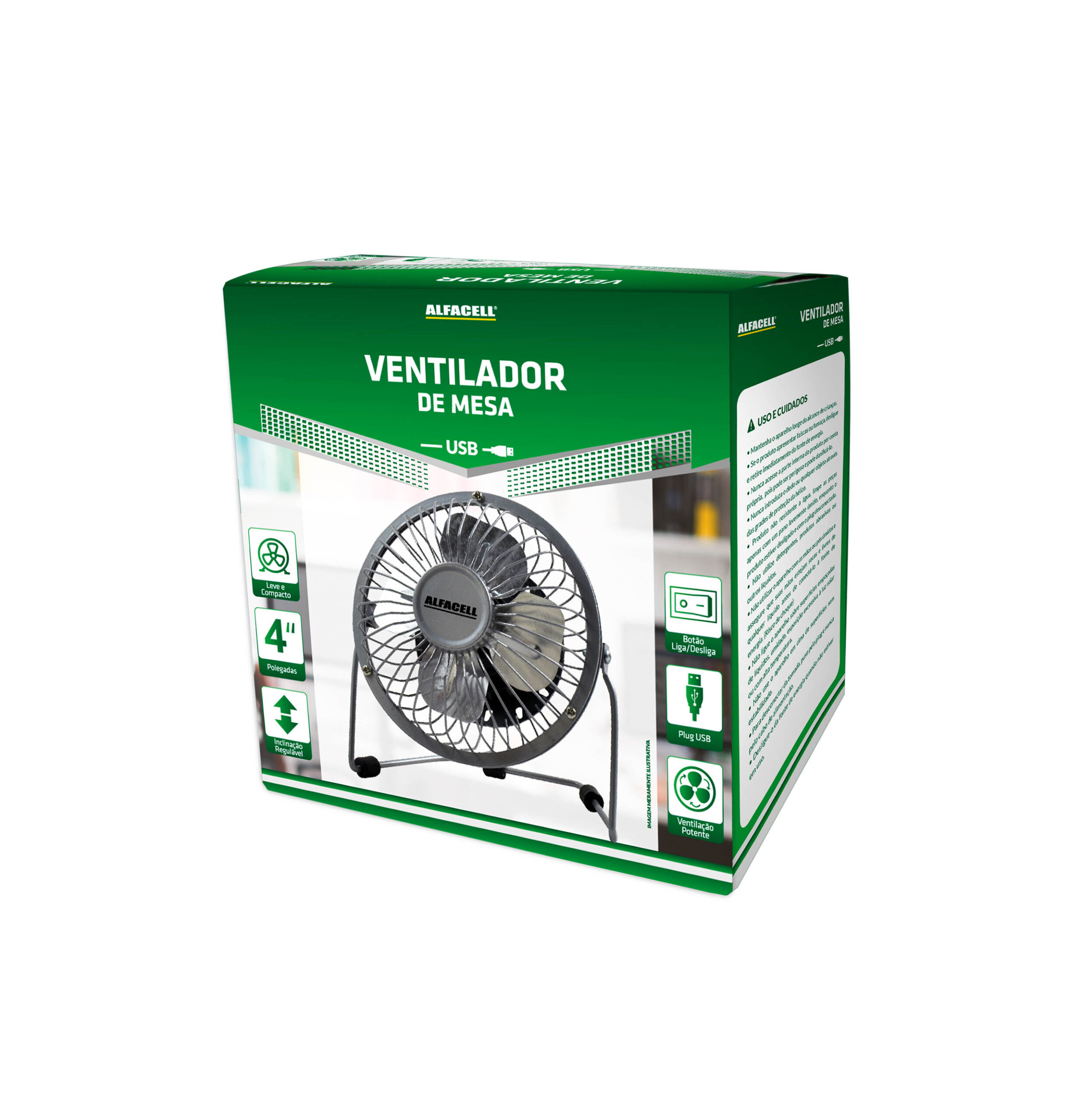 VENTILADOR DE MESA USB