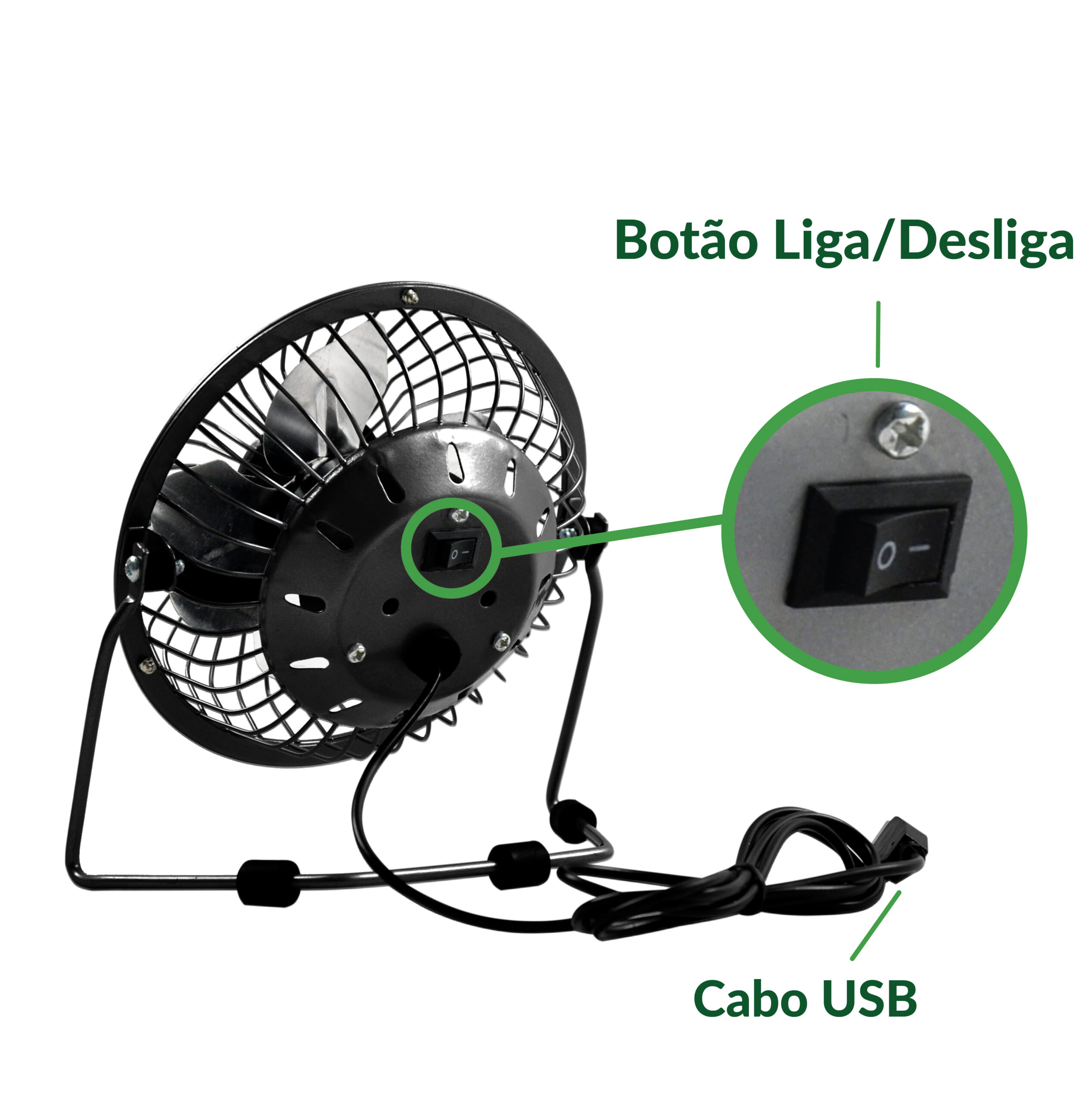 VENTILADOR DE MESA USB