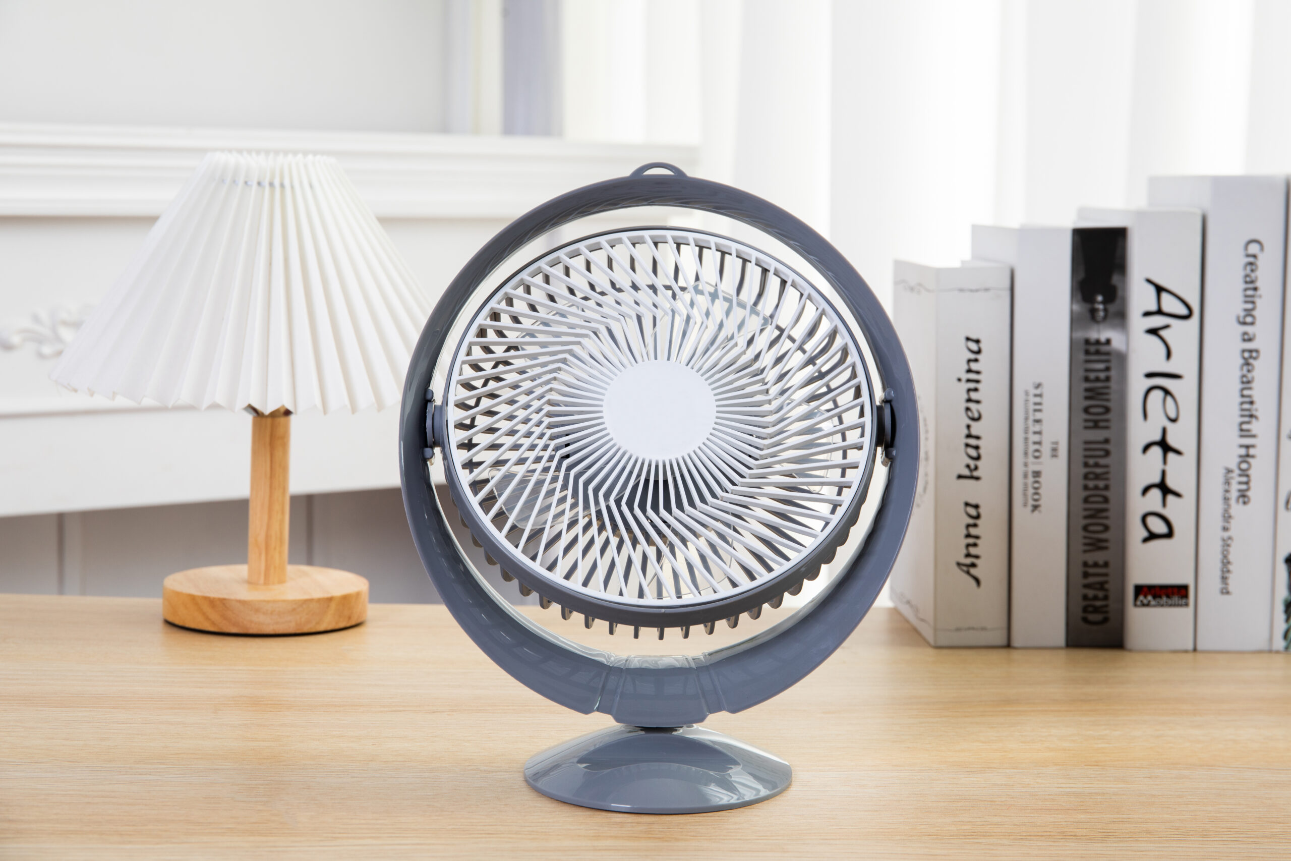 MINI VENTILADOR DE MESA USB, 2 VELOCIDADES