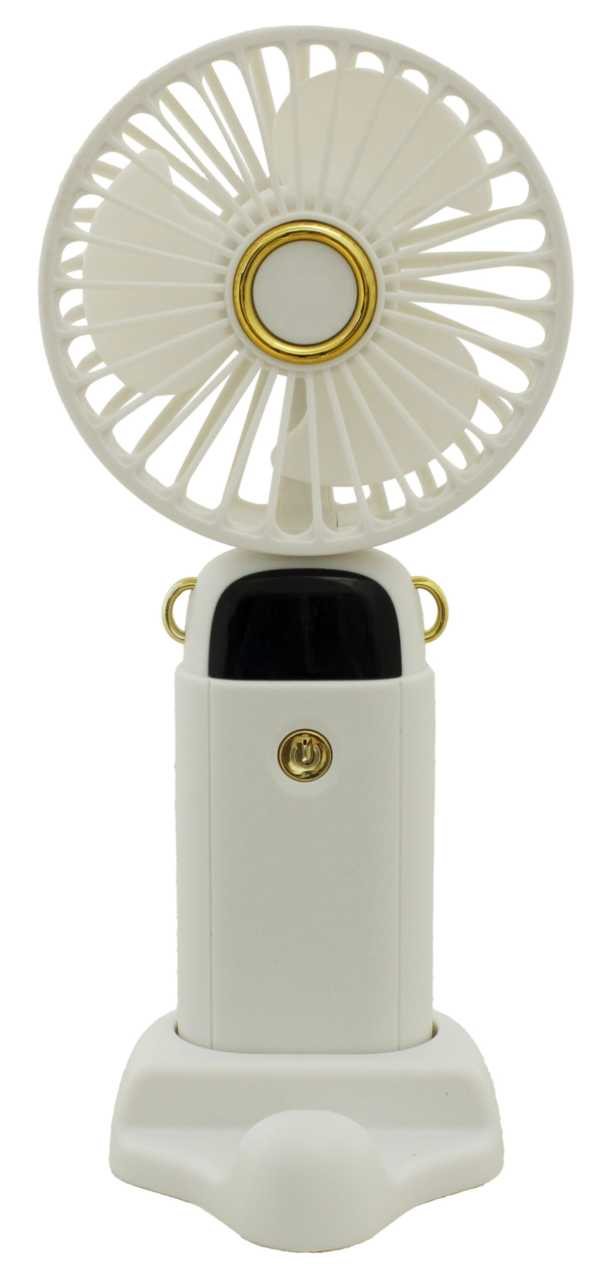 MINI VENTILADOR RECARREGÁVEL E PORTÁTIL, COM ALÇA, COM CABO USB (INCLUSO)