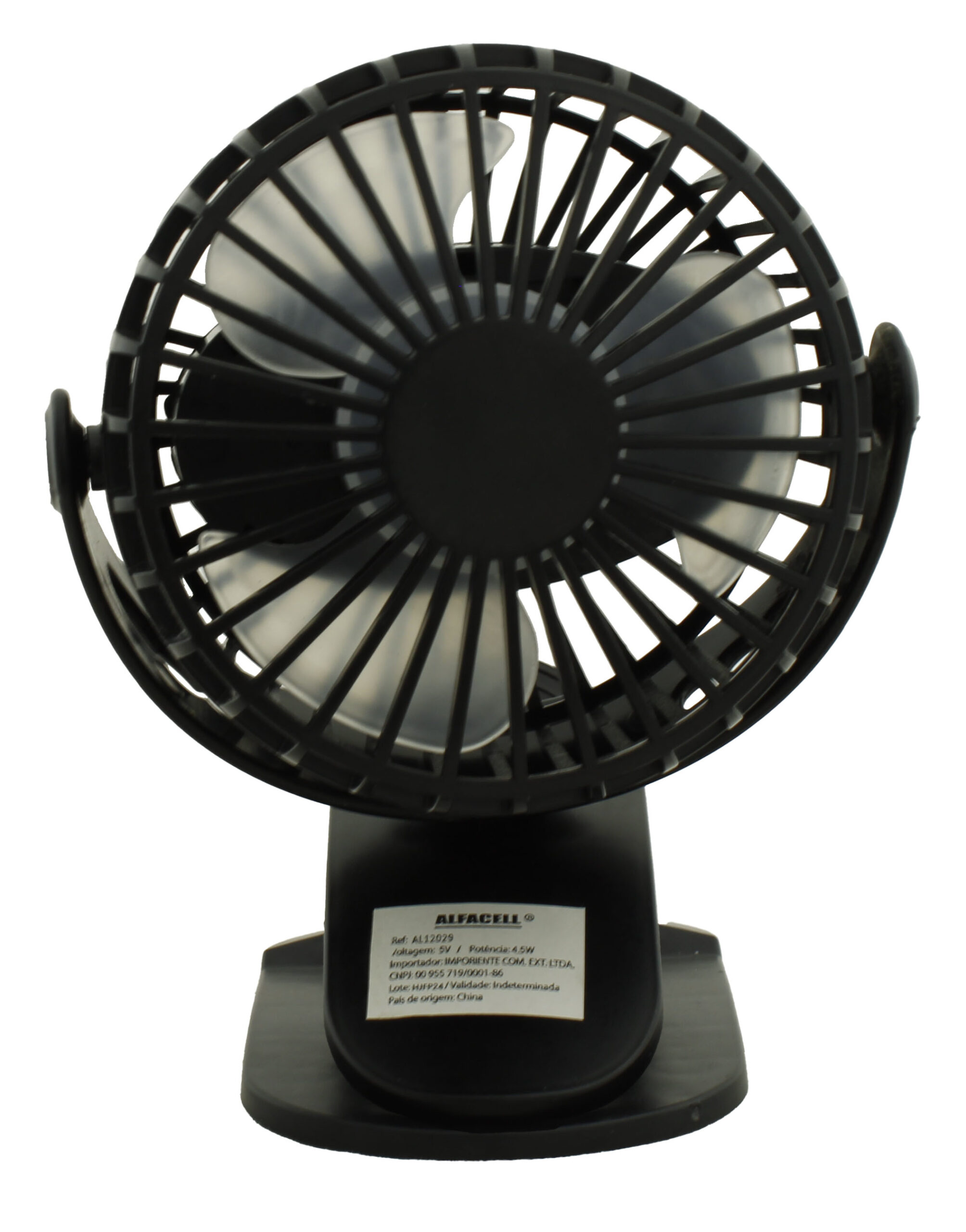 MINI VENTILADOR RECARREGÁVEL E PORTÁTIL, COM PREGADOR, COM CABO USB (INCLUSO)