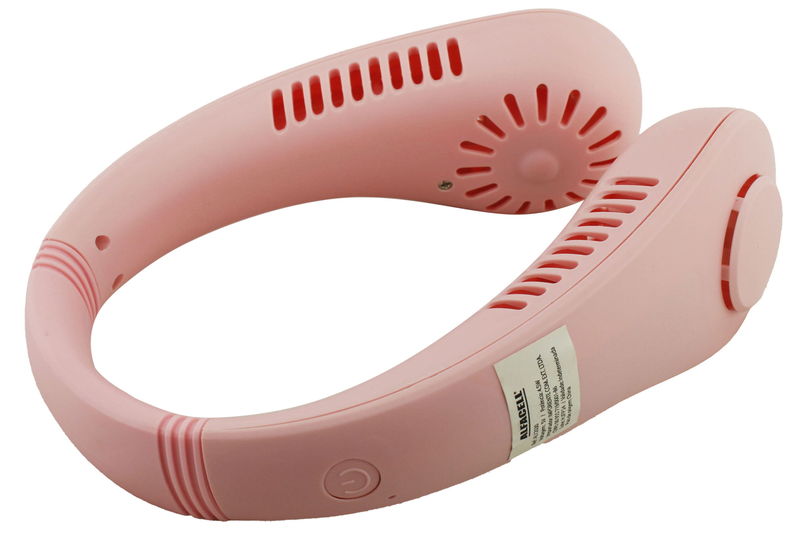 MINI VENTILADOR DE PESCOÇO, RECARREGÁVEL E PORTÁTIL COM CABO USB (INCLUSO)