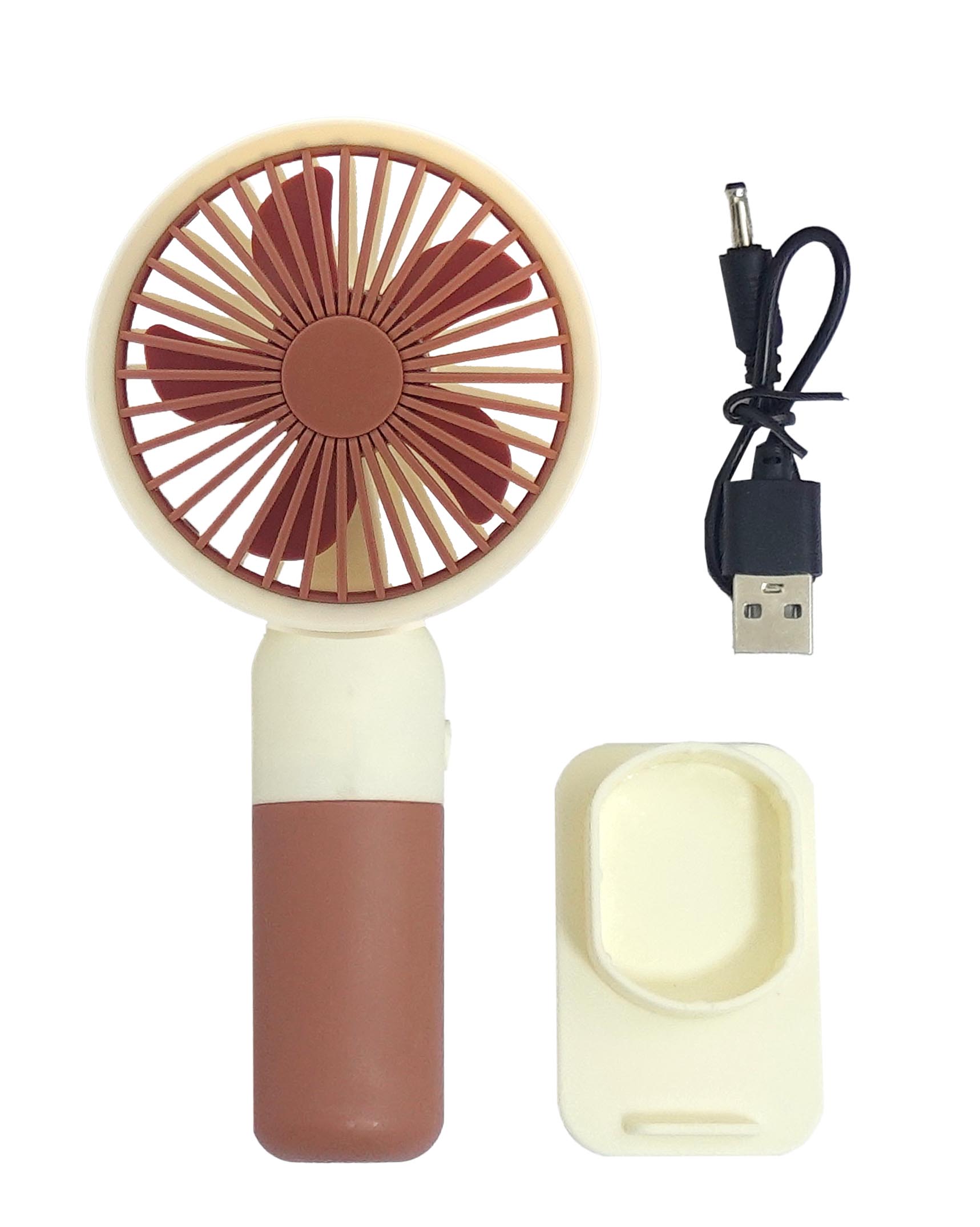 MINI VENTILADOR RECARREGÁVEL E PORTÁTIL COM CABO USB (INCLUSO) 1 VELOCIDADE