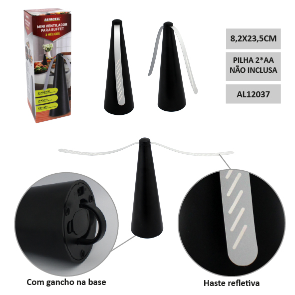 MINI VENTILADOR PORTÁTIL DE MESA PARA BUFFET