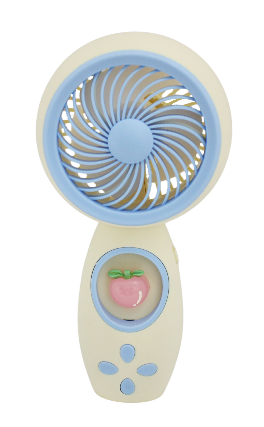 MINI VENTILADOR DE MESA RECARREGÁVEL E PORTÁTIL COM CABO USB (INCLUSO), 1 VELOCIDADE