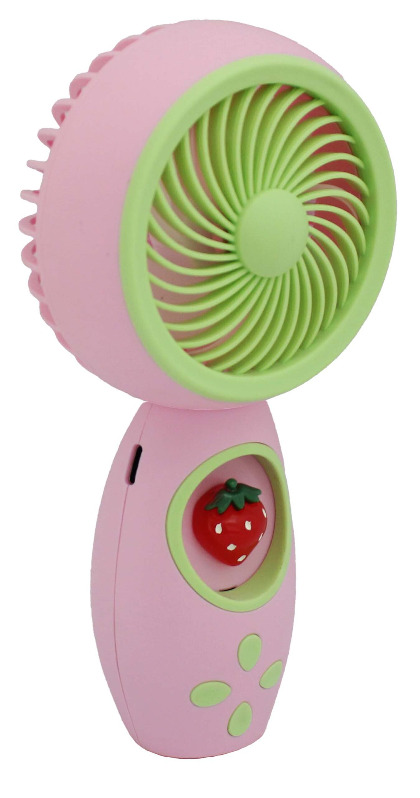 MINI VENTILADOR DE MESA RECARREGÁVEL E PORTÁTIL COM CABO USB (INCLUSO), 1 VELOCIDADE