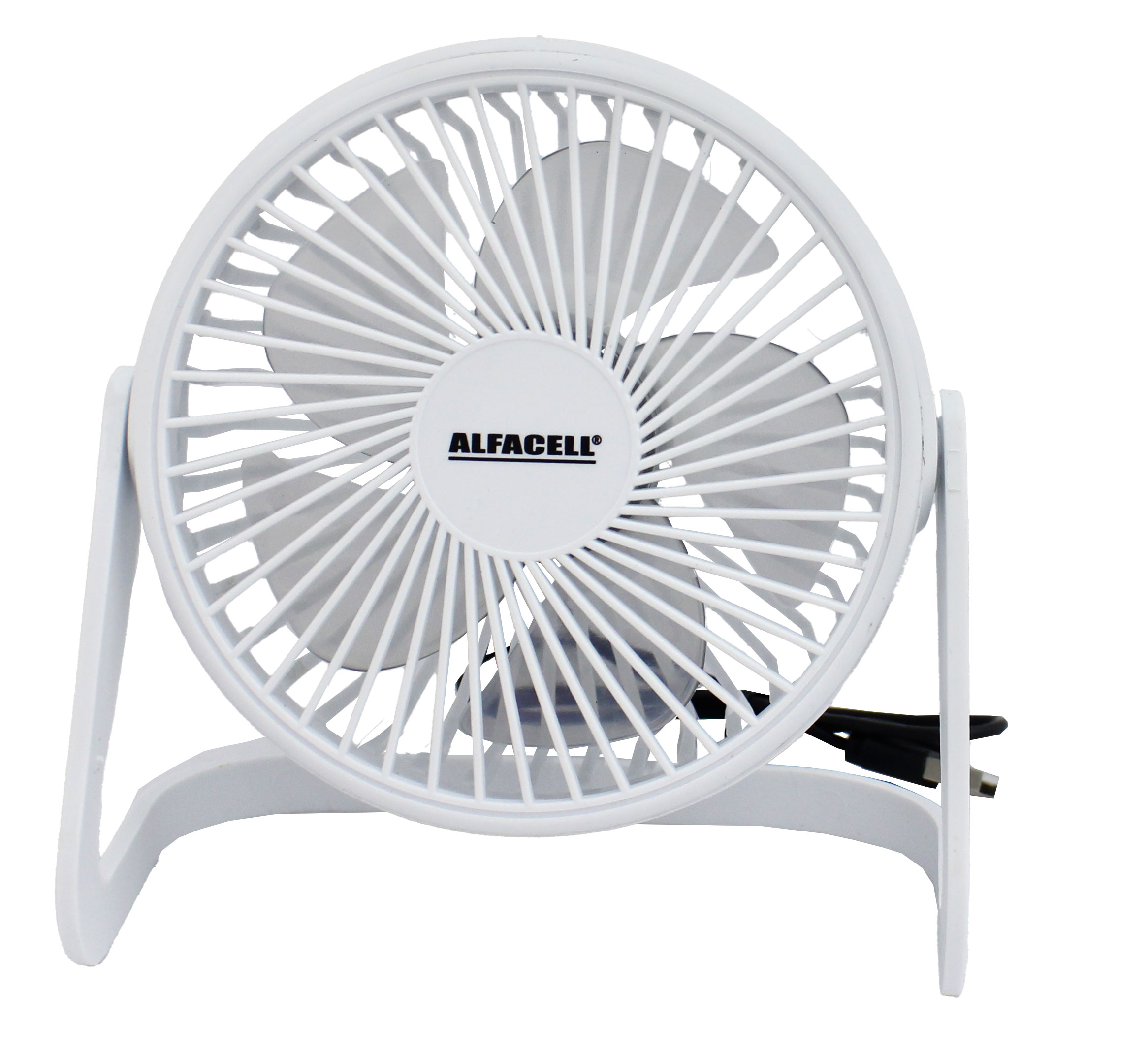 MINI VENTILADOR DE MESA RECARREGÁVEL E PORTÁTIL COM CABO USB (INCLUSO) – 1 VELOCIDADE