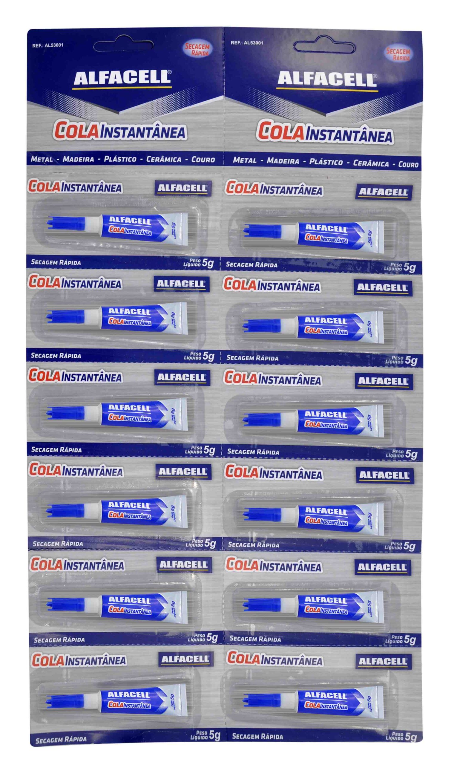 SUPER COLA ALFACELL 5G CARTELA C/ 12 UNID
