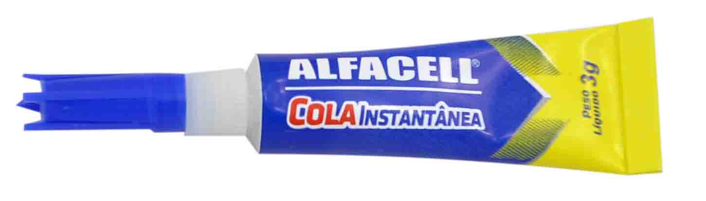 SUPER COLA ALFACELL 3G CARTELA C/ 12 UNID