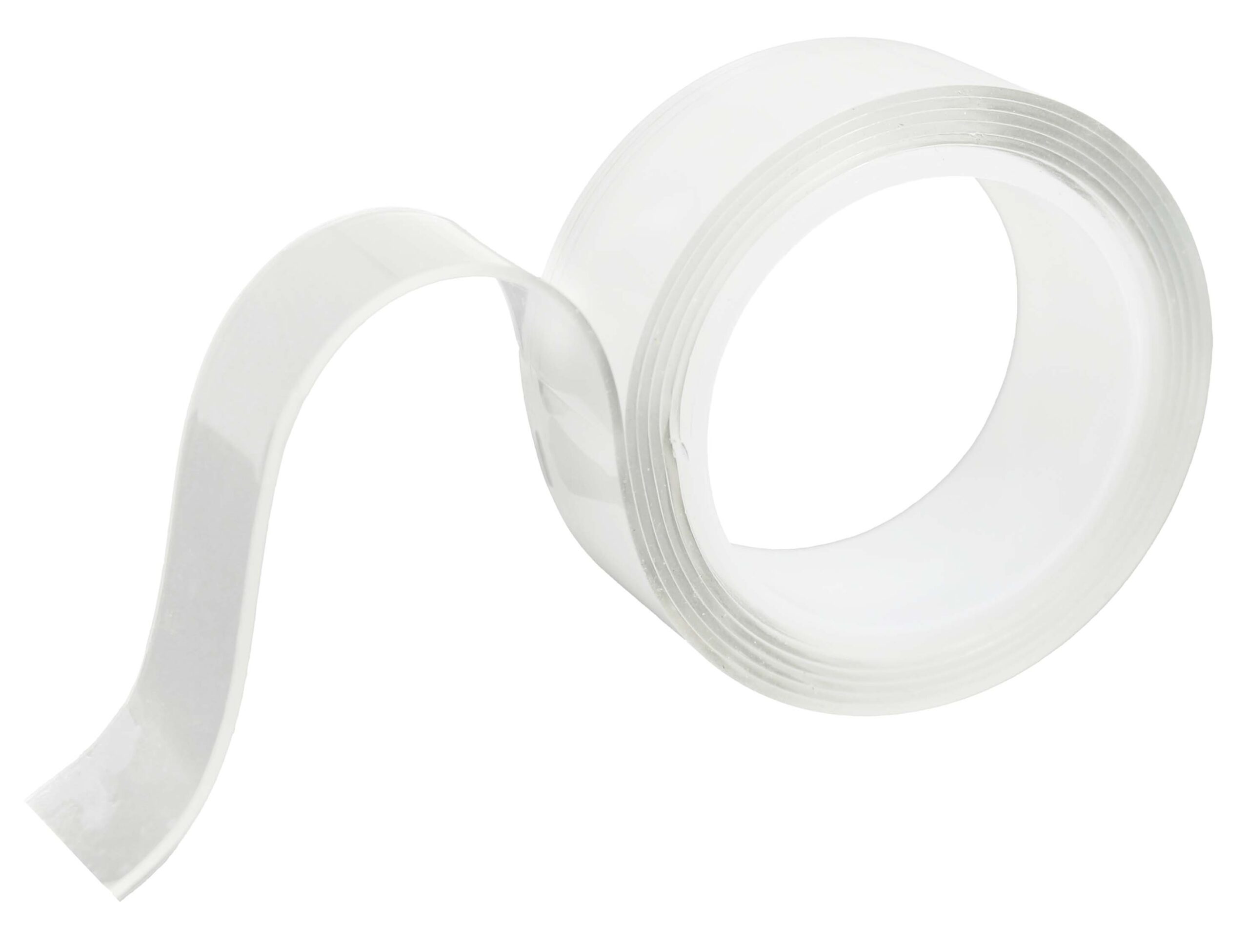 FITA DUPLA FACE TRANSPARENTE, LAVÁVEL E REUTILIZÁVEL 2CMX1M