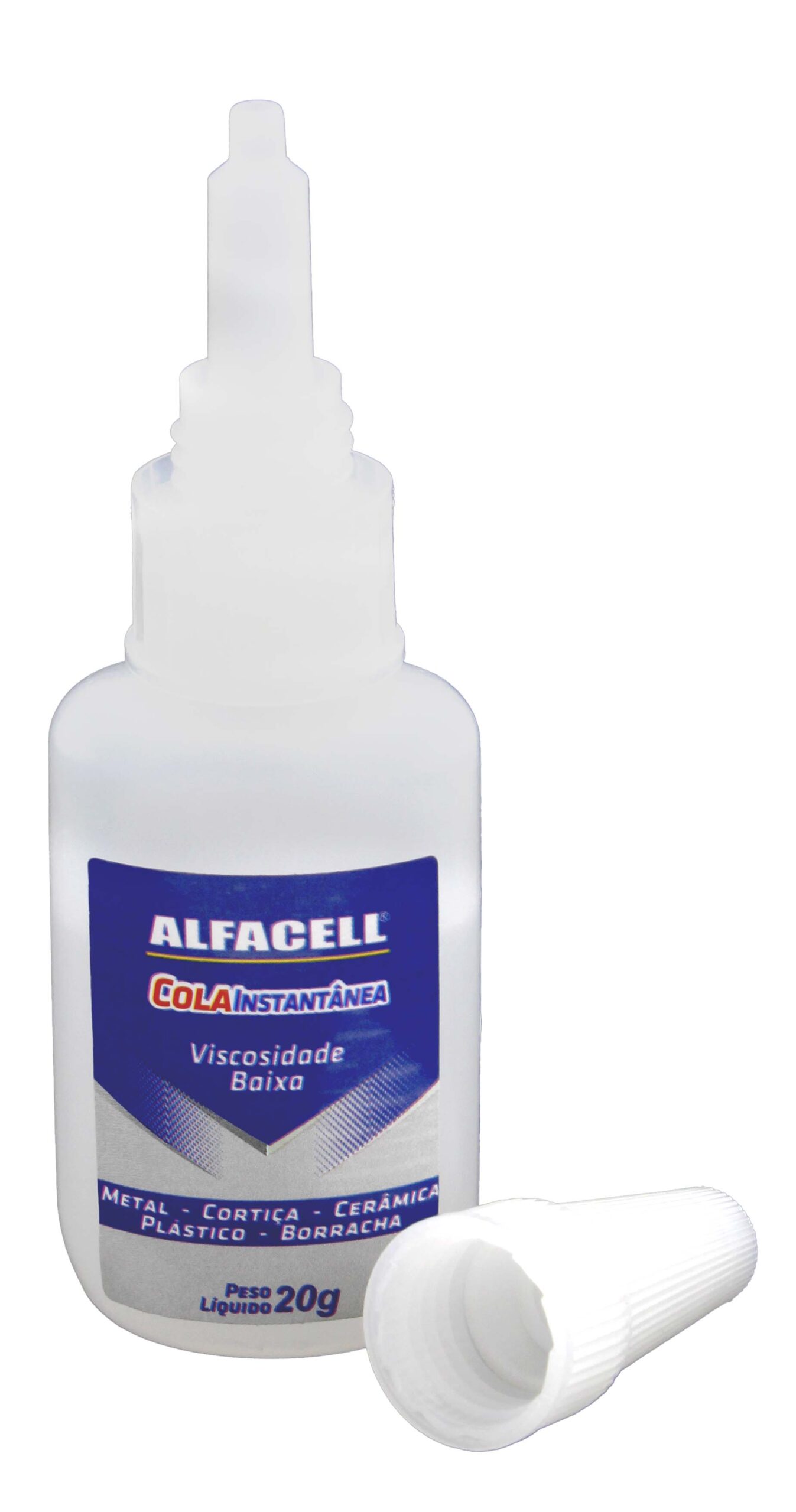 COLA ALFACELL INSTANTÂNEA 20G (À BASE DE CIANOACRILATO)