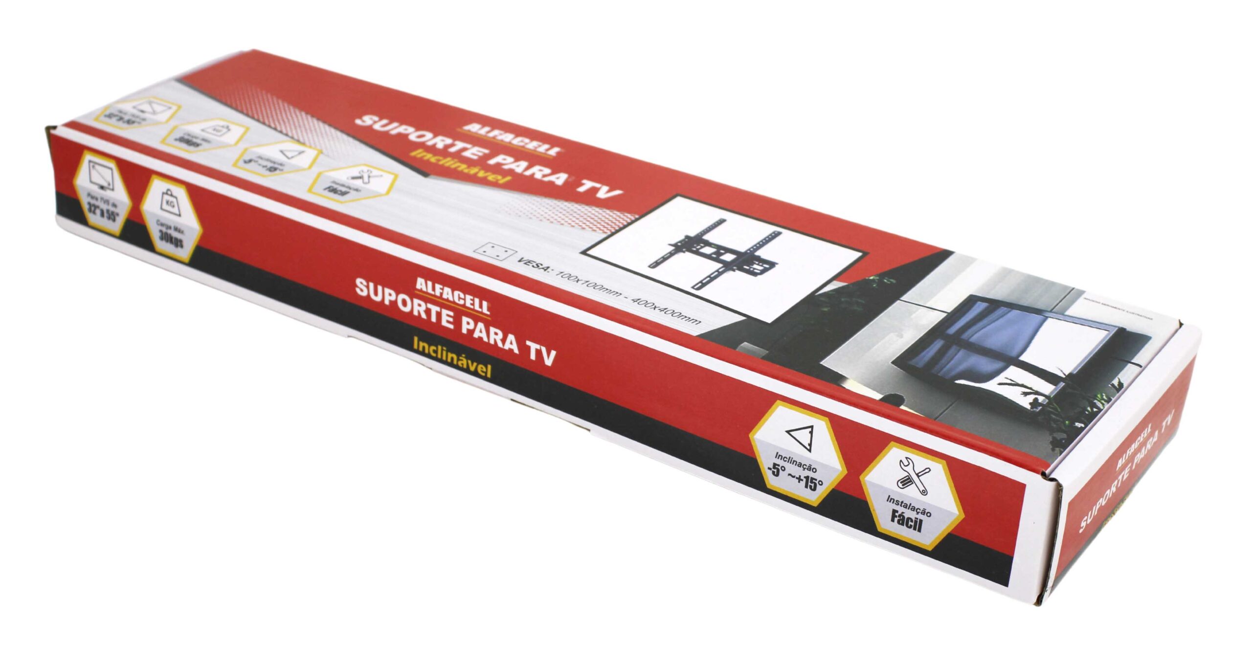 SUPORTE INCLINÁVEL PARA TV (PARA TVS DE 32” A 55”)