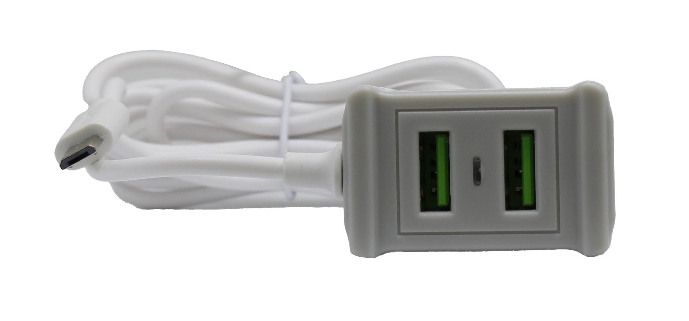 CARREGADOR COM CABO USB – V8; TENSÃO DE ENTRADA: 100-240V; FREQUÊNCIA: 50/60HZ