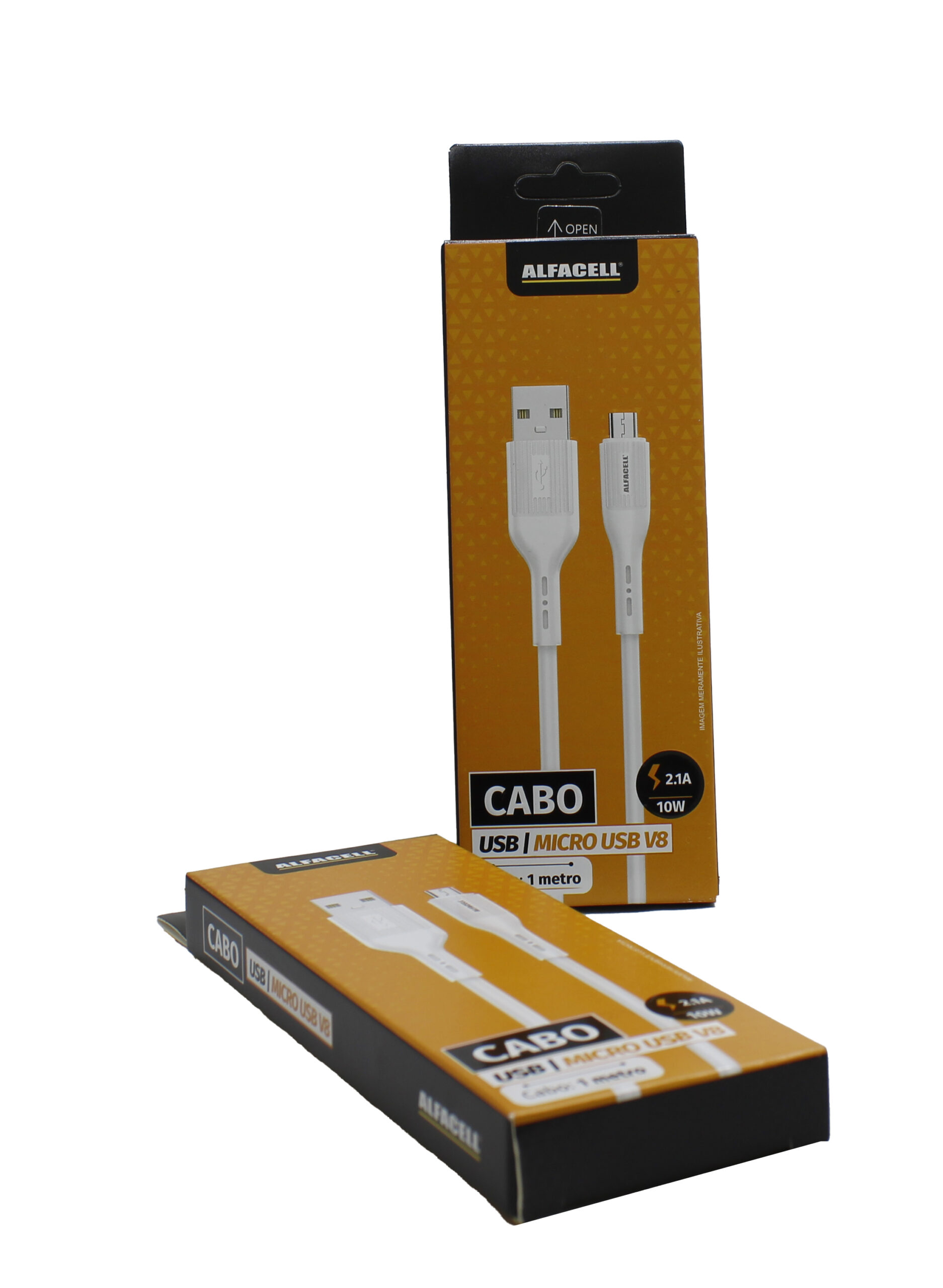 CABO USB – V8, 5V-2.1A-10W