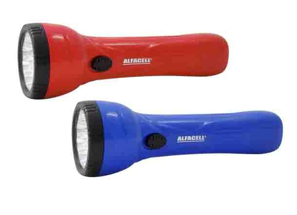 LANTERNA MANUAL 9 LEDS RECARREGÁVEL BIVOLT (2 NÍVEIS DE LUZ)