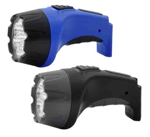 LANTERNA MANUAL 7 LEDS RECARREGÁVEL BIVOLT