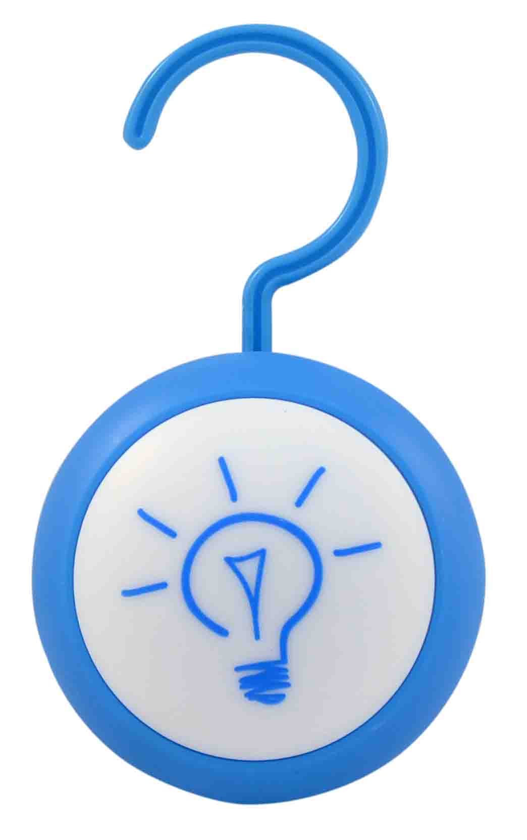 LANTERNA GANCHO 1 LED A PILHA 3*AAA (NÃO INCLUSA)