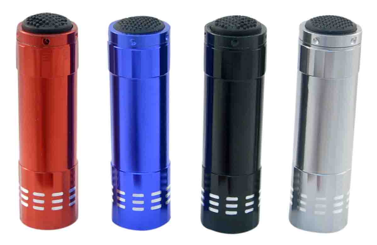 LANTERNA 9 LEDS A PILHA 3*AAA (NÃO INCLUSA)