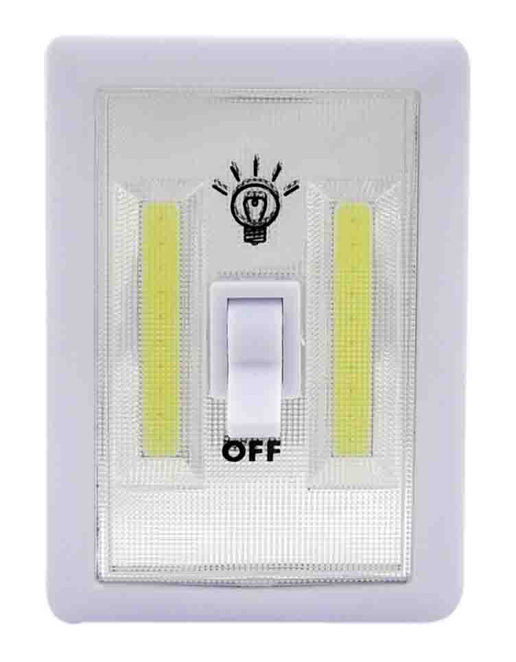 LUMINÁRIA INTERRUPTOR COM 2 COB COM VELCRO, IMÃ E