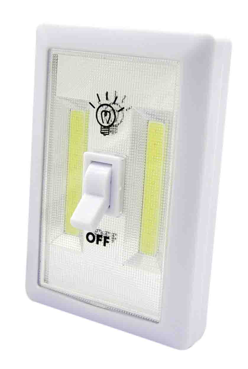 LUMINÁRIA INTERRUPTOR COM 2 COB COM VELCRO, IMÃ E