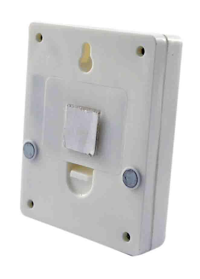 LUMINÁRIA INTERRUPTOR COM 1 COB COM VELCRO, IMÃ E ENCAIXE PARA PARAFUSO (PARAFUSO NÃO