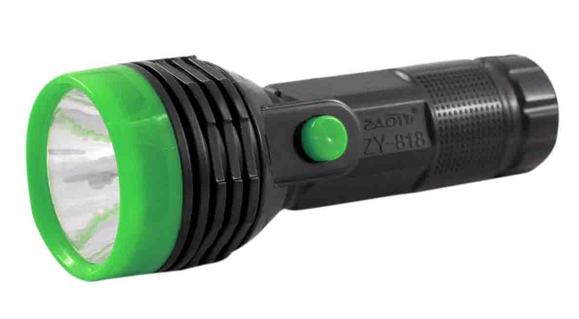 LANTERNA MANUAL 1 LED A PILHA 1*AA (NÃO INCLUSA)