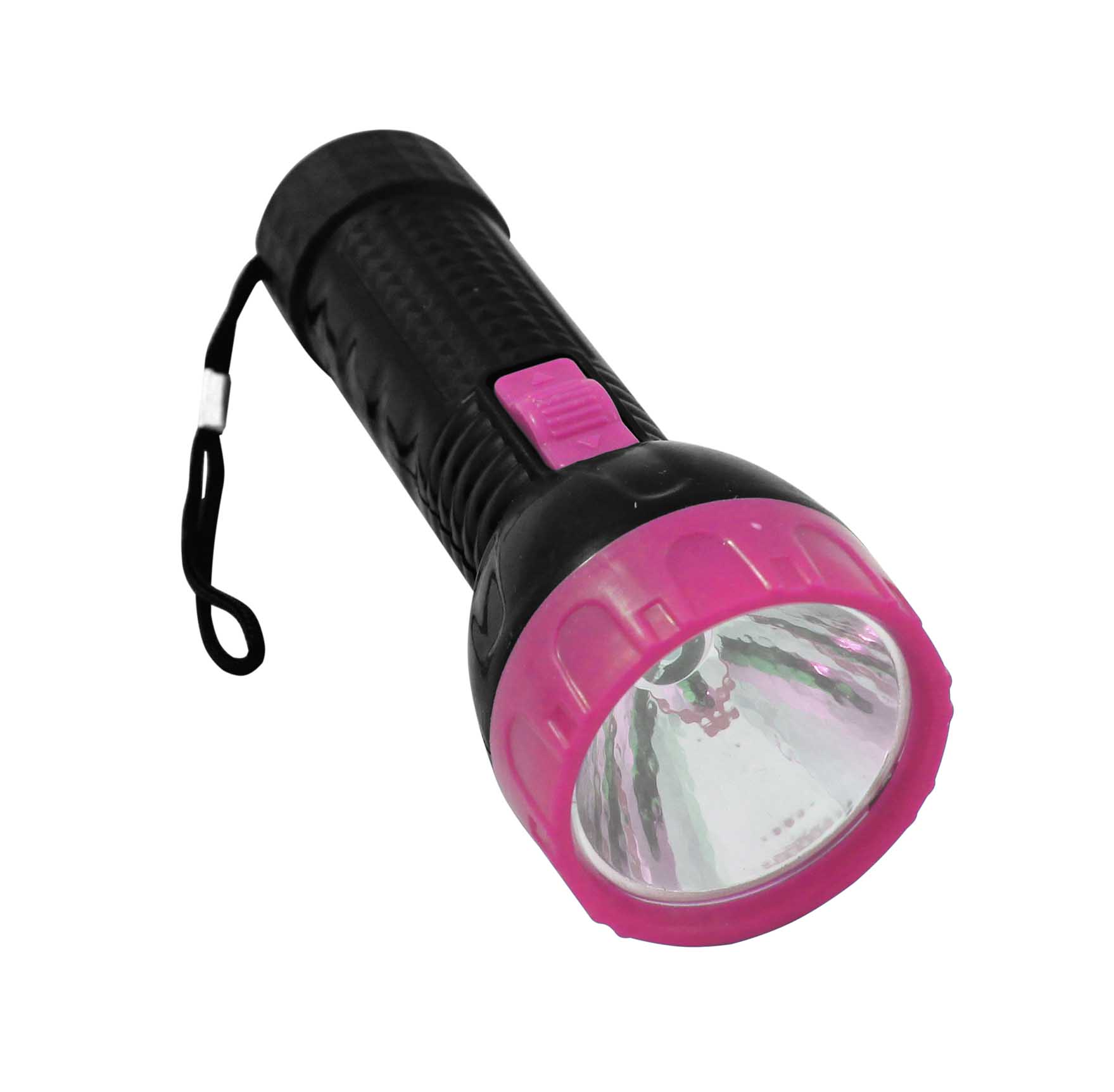 LANTERNA MANUAL COM 1 LED ; A PILHA 1*AA (NÃO INCLUSO)