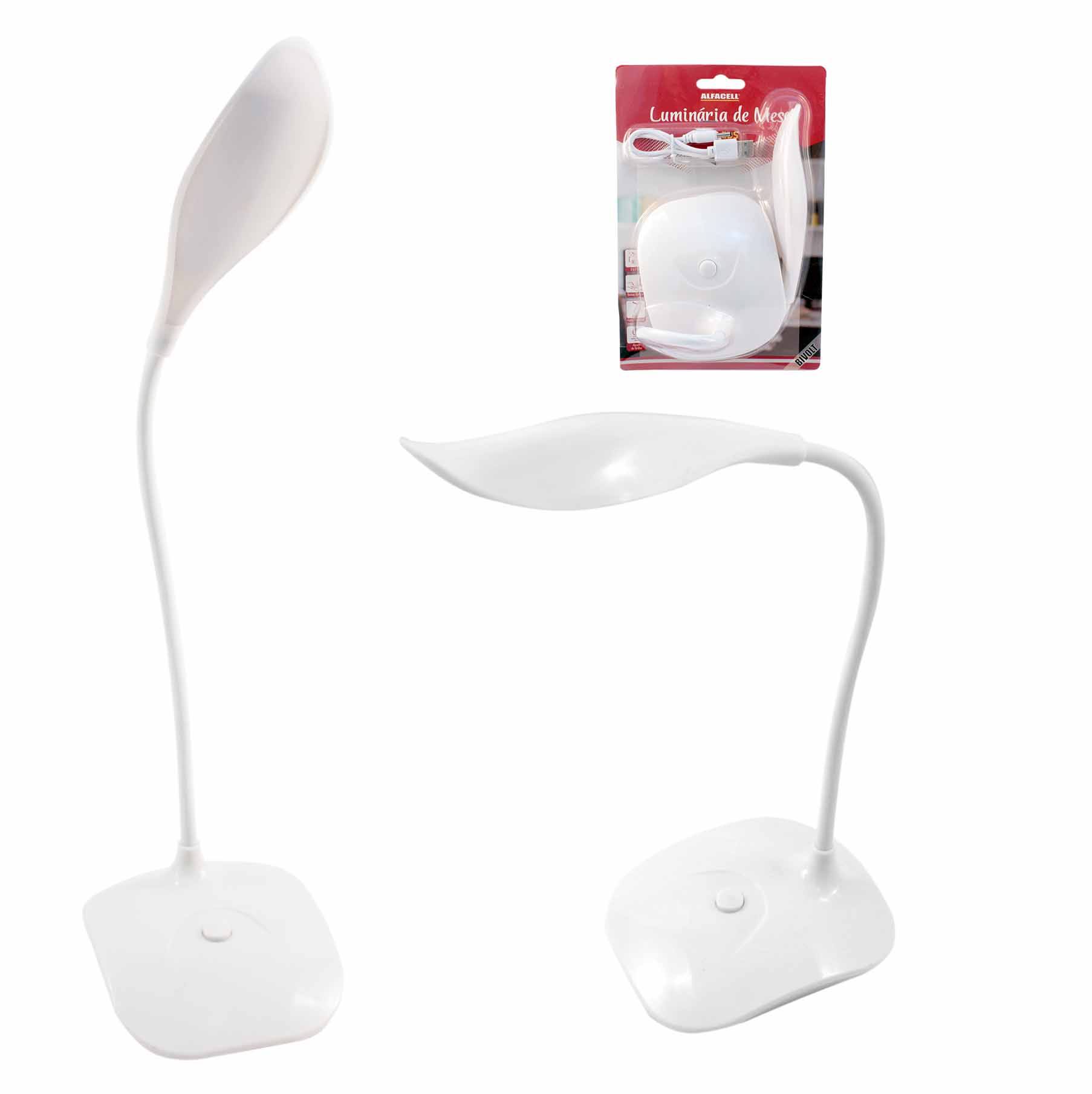 LUMINARIA DE MESA COM CABO USB