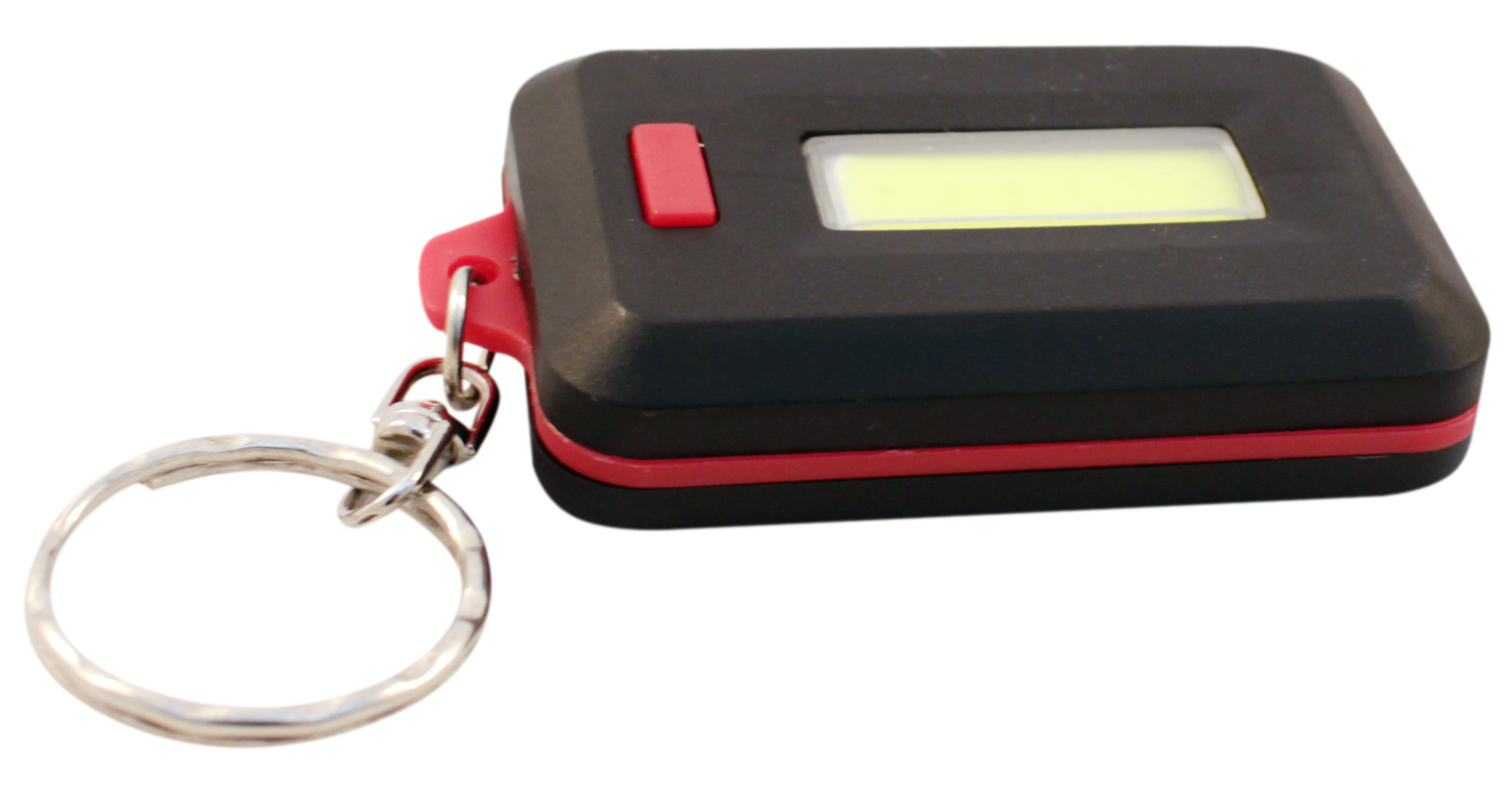 LANTERNA CHAVEIRO 1 COB A PILHA 3*AAA (NÃO INCLUSA) (2 NÍVEIS DE LUZ + 1 PISCA)