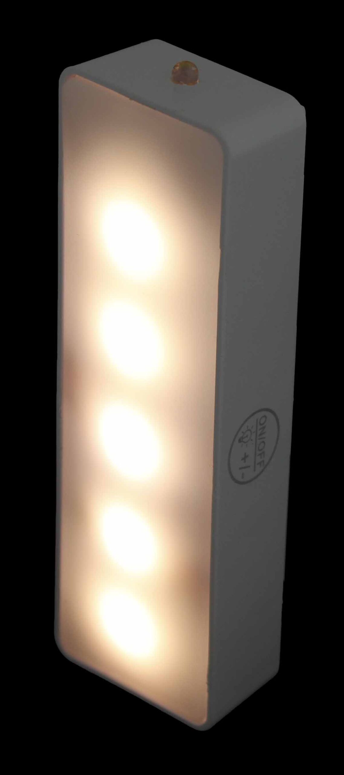 LUMINÁRIA (RECARREGÁVEL) COM CABO USB 5 LEDS BRANCO + 5 LEDS AMARELO (AJUSTE DE INTENSIDADE)