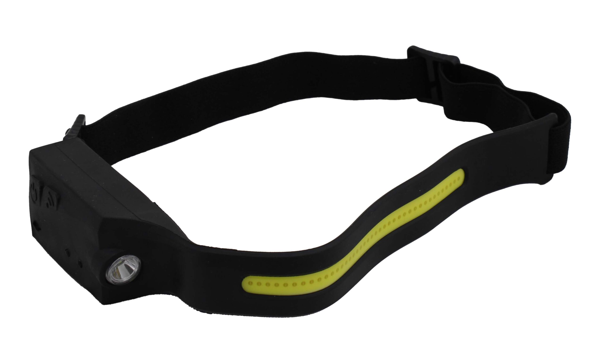 LANTERNA DE CABEÇA RECARREGÁVEL COM SENSOR – 1LED + 40COB – 6W CABO USB (INCLUSO)