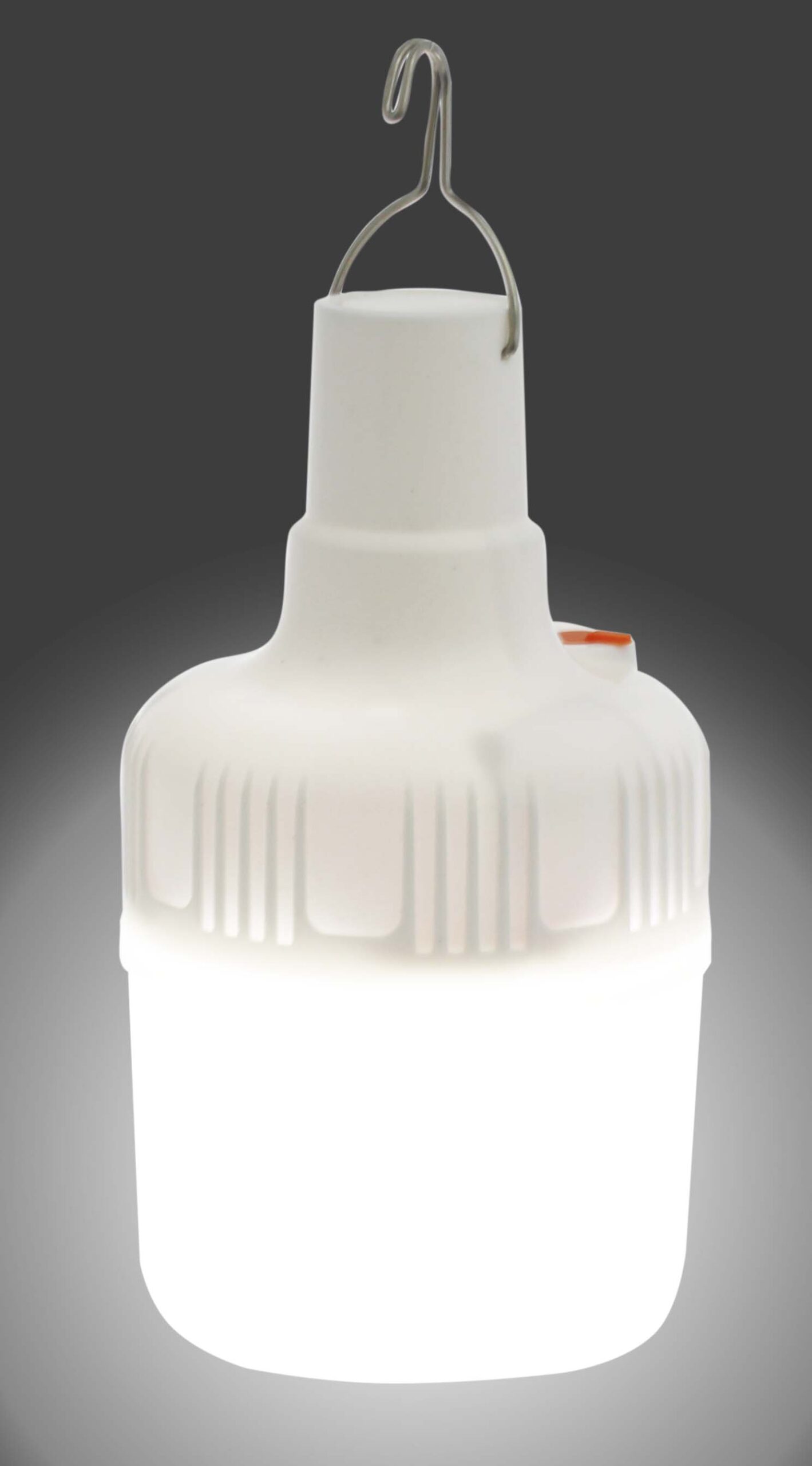 LUMINÁRIA/LÂMPADA RECARREGÁVEL 10 LEDS E GANCHO 2W COM CABO USB (INCLUSO)