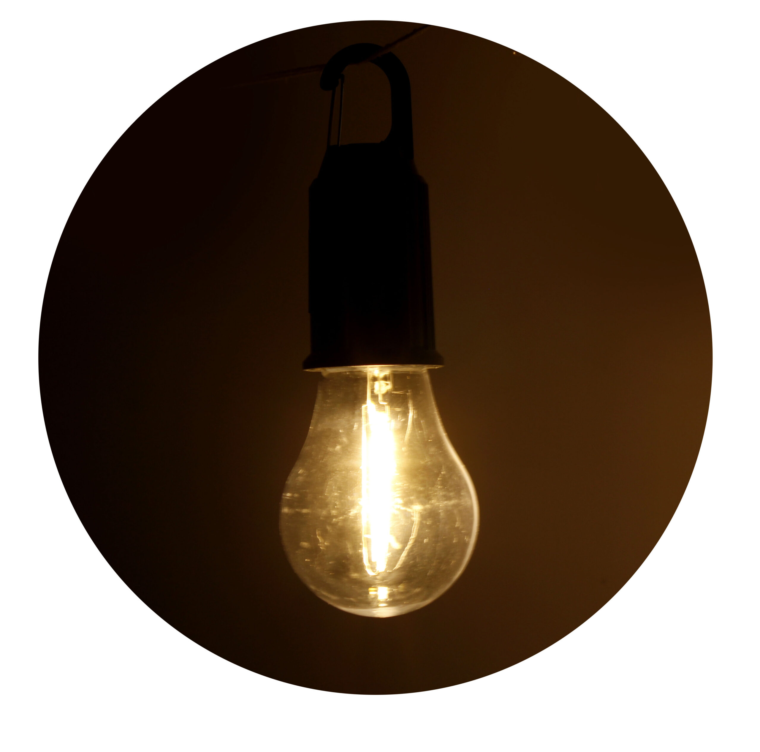 LUMINÁRIA DE TUNGSTÊNIO, RECARREGÁVEL E PORTÁTIL, 3W IP44 CABO USB 30CM (INCLUSO)