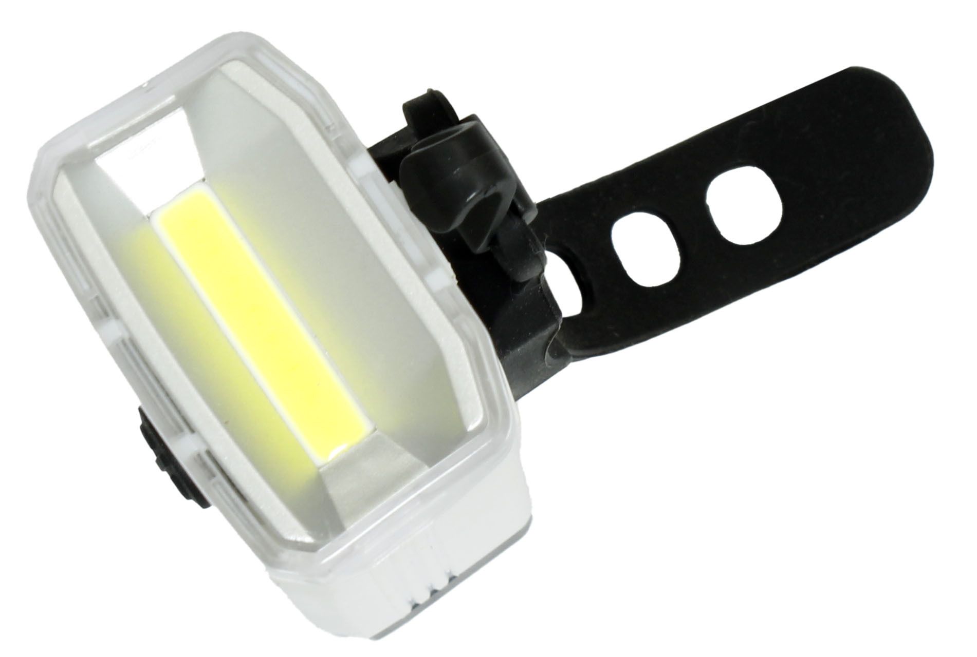 KIT LUZES PARA BICICLETA (1 FAROL E 1 LANTERNA), 8 COB 3W IP44 FAROL 3XAAA (NÃO INCLUSAS) E