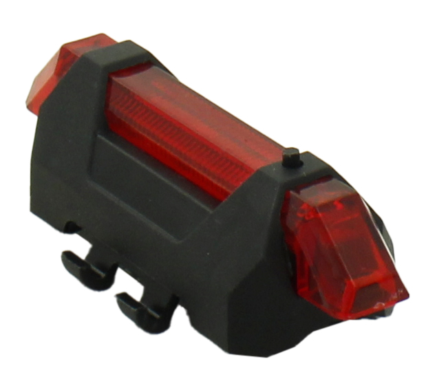 LANTERNA TRASEIRA PARA BICICLETA 4 LEDS 1W IP44 COM CABO USB (INCLUSO)