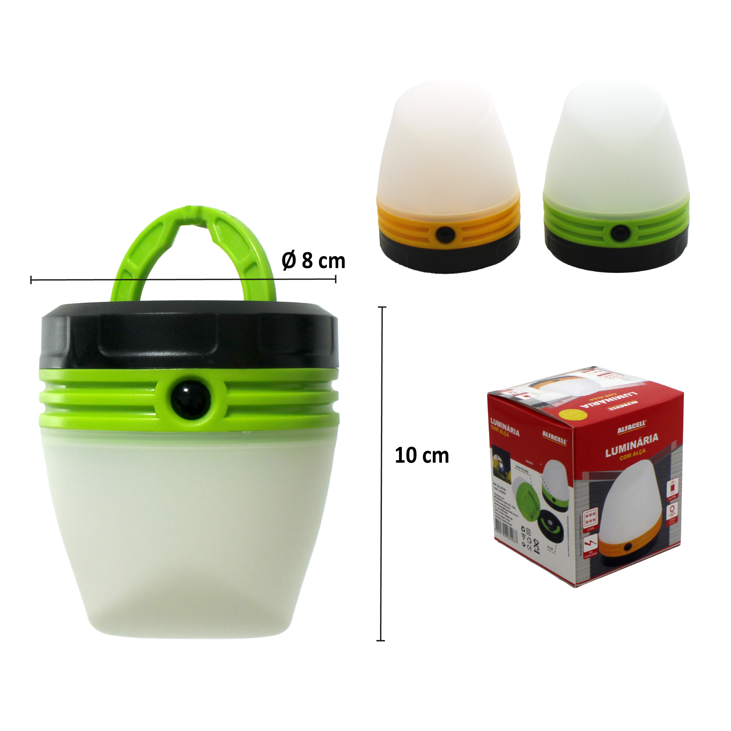 LUMINÁRIA DE MESA 5 LEDS 3W A PILHA 3*AA (NÃO INCLUSAS)