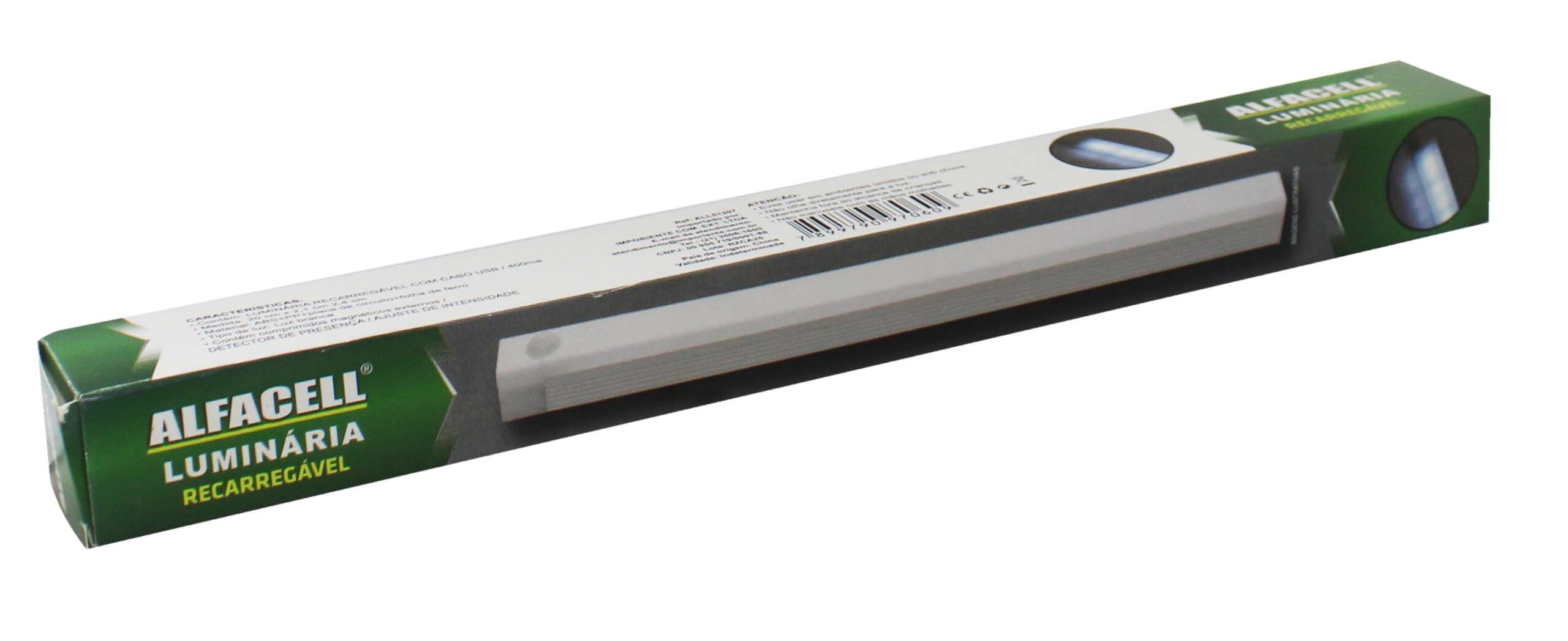 LUMINÁRIA RECARREGÁVEL COM CABO USB