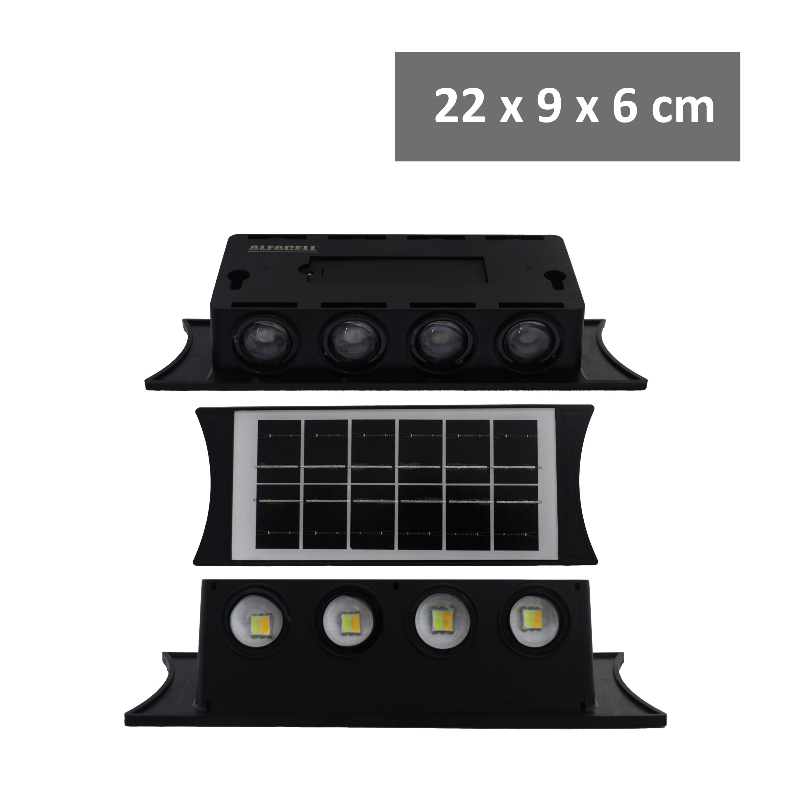 LUZ EXTERNA SOLAR RECARREGÁVEL